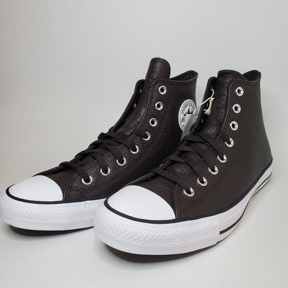 Converse Chuck Taylor All Stars Velvet Brown Tumbled Leather  [A01461C] - Picture 4 of 8